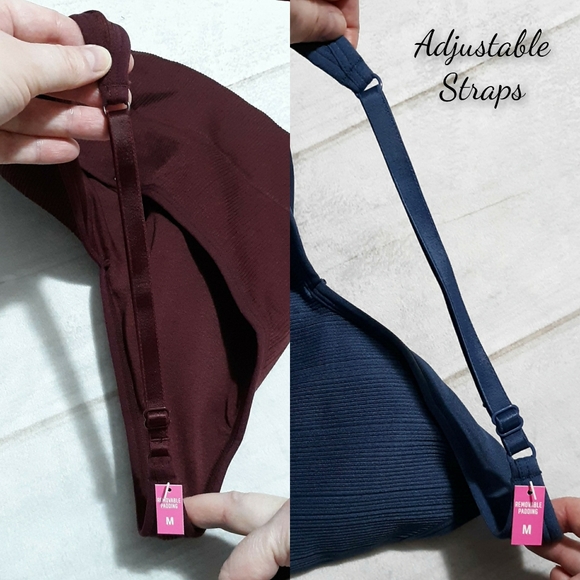 NWT *2* VS PINK Seamless Halter Bra Tops - Picture 9 of 13